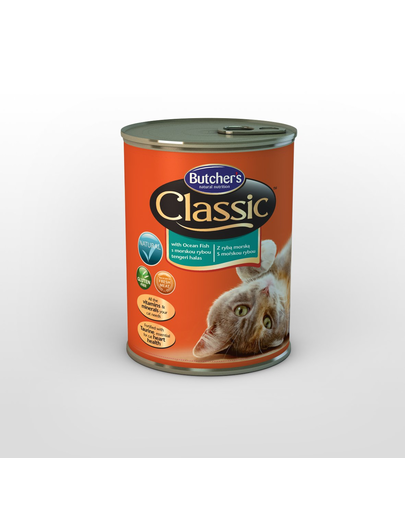 BUTCHER'S Classic cu pește oceanic în aspic 400 g