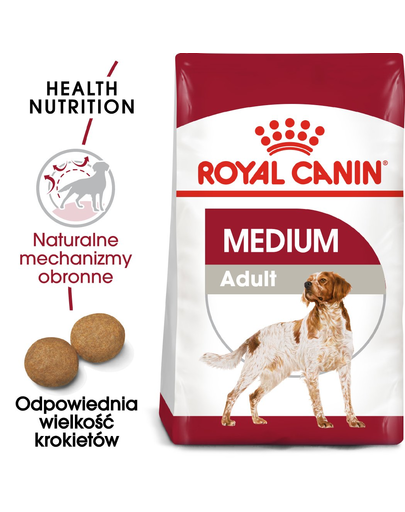 ROYAL CANIN Medium adult 15+3 kg GRATIS