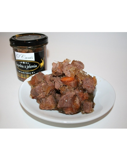 O'CANIS DE LUX cu carne de cerb în aspic 300 g