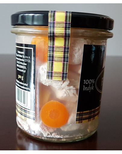 O'CANIS DE LUX cu piept de curcan în aspic 300 g