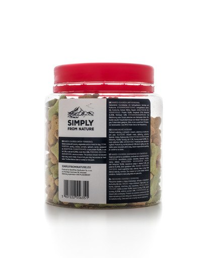 SIMPLY FROM NATURE Baked Cookies cu turmeric 250 g