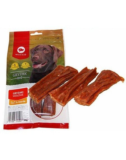 MACED Snack dentiție dur cu vită 50 g