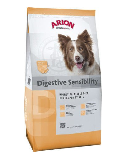 Arion health&care digestive - hrană uscată pentru câini cu probleme digestive 12 kg + 1 kg gratis