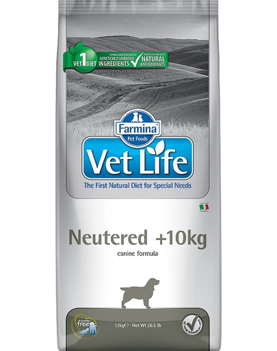 Farmina vet life dog neutered >10 kg 2 kg