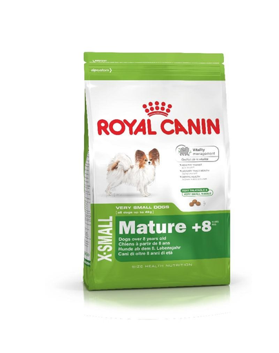 Royal canin x-small adult 8+ hrană uscată 500g