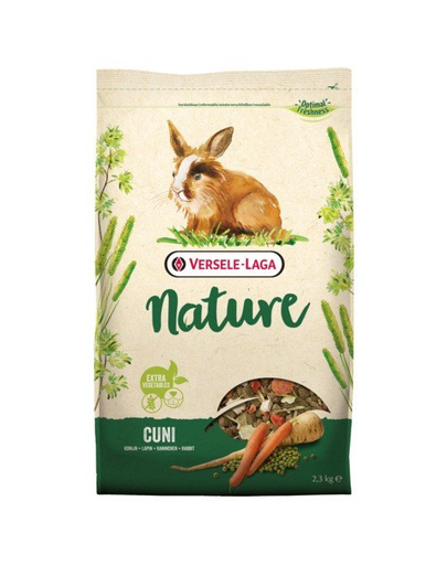 VERSELE-LAGA Cuni Nature - hrană pentru iepuri și iepuri pitici 2,3 kg imagine