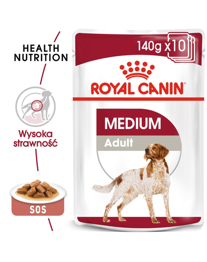 Royal canin medium adult hrană umedă câine 140 g