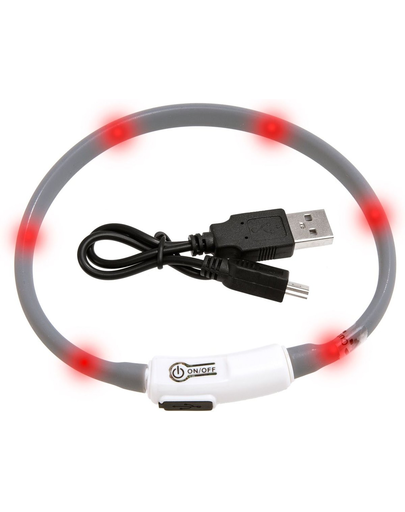 Karlie zgardă cu led 35 cm gri