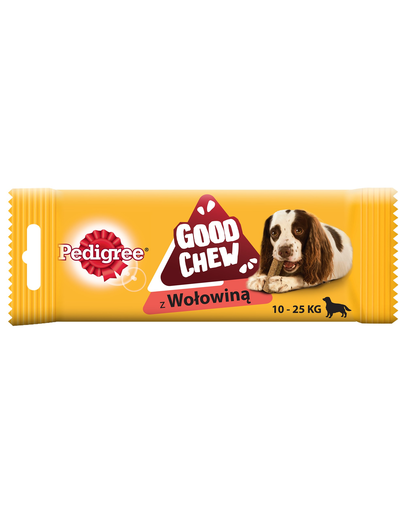 Pedigree goodchew - tratament pentru mestecat cu carne de vită - rase medii 14 x 88 g