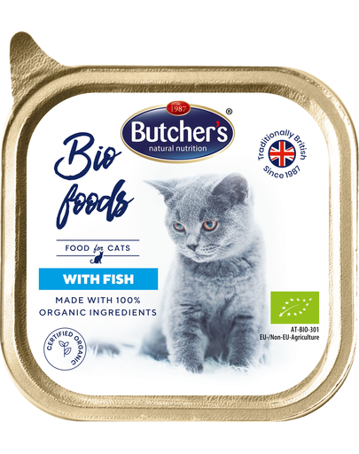 Butcher's bio cu pește 85 g