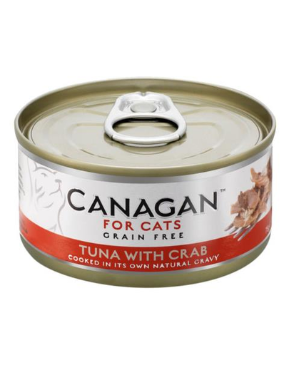 Canagan cat cu ton și crabi 75 g