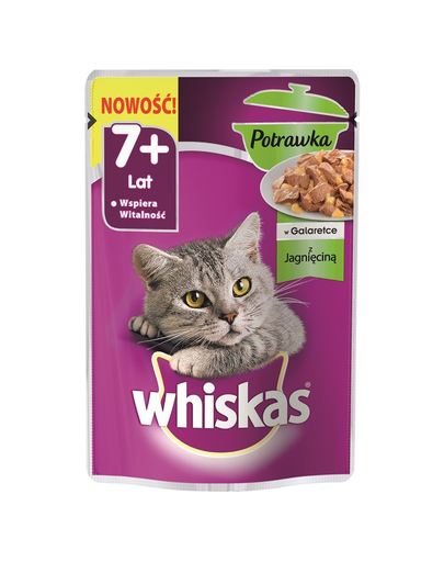 WHISKAS Senior cu miel 28 x 85 g