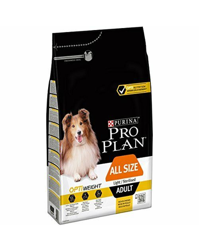 PURINA PRO PLAN All size adult light/sterilised cu pui 3 kg