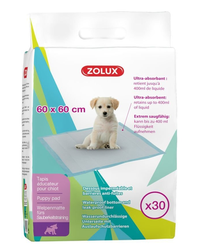 ZOLUX Covorase absorbante 60 x 60 cm 30 buc.