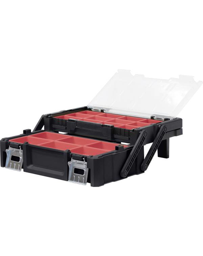 CURVER Organizator 18" CANTILEVER negru/roșu