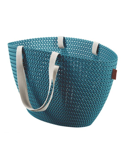 CURVER Coș Emily KNIT albastru închis