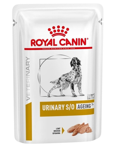 ROYAL CANIN Urinary S/O Ageing +7 12 x 85 g hrana dietetica umeda pentru caini adulti peste 7 ani cu afectiuni ale tractului urinar inferior