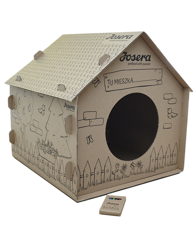 JOSERA Casa de colorat din carton pentru pisici