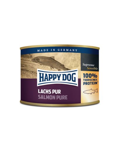 Happy dog salmon pure hrană umedă cu somon 190 gr
