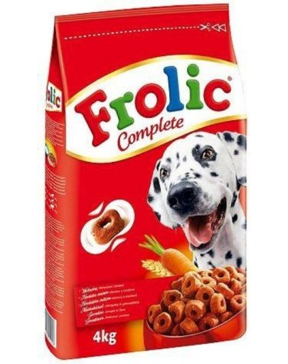 FROLIC Hrană uscată cu vită, legume și cereale 3x4 kg