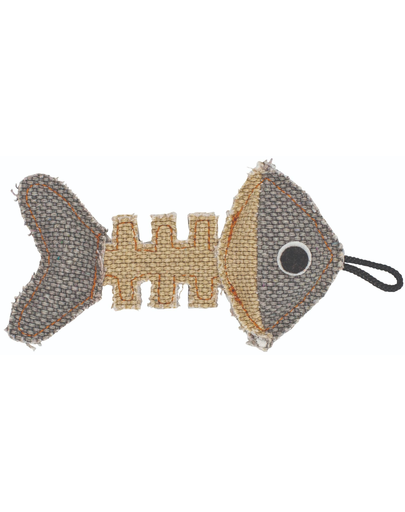 BARRY KING Jucărie Schelet de pește gri / crem 14 x 7,5 cm imagine