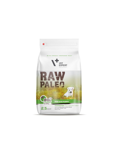 Vetexpert raw paleo puppy mini curcan 750 g
