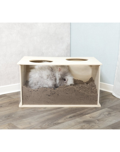 Trixie cutie de nisip pentru iepuri 58 x 30 x 38 cm
