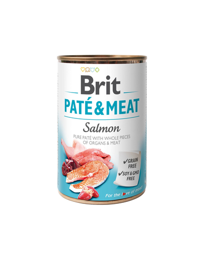 Brit pate & meat salmon 400g