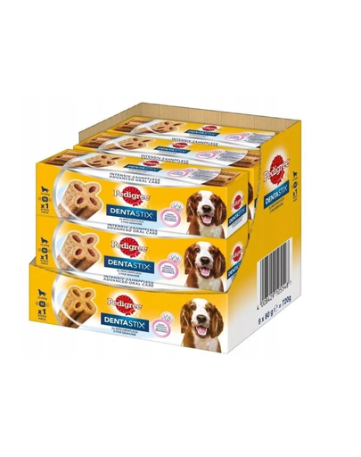 PEDIGREE DentaStix Advanced pentru talie medie 9 x 80 gr