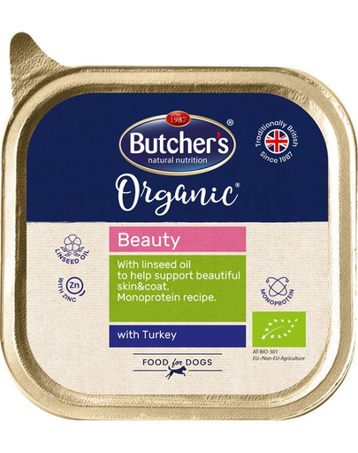 Butcher's organic beauty monoproteină curcan 150 g