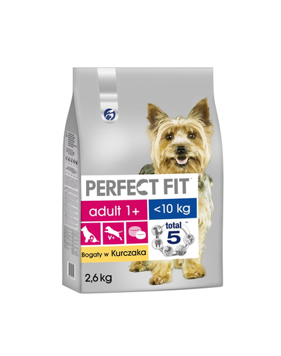 PERFECT FIT Perfect Fit Hrana uscata pentru caini talie mica, cu pui 2,6kg x3