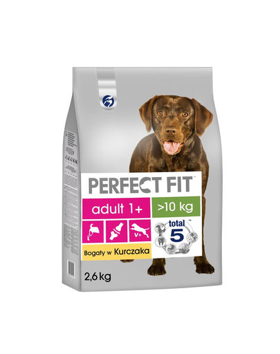 PERFECT FIT Perfect Fit Hrană uscată pentru rase de talie medie și mare Pui 2.6kgx3