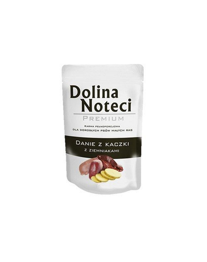 Dolina noteci premium cu rață și cartofi pentru câini de talie mică 100 gr