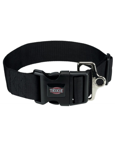 TRIXIE Zgardă Premium XXL, L–XXL: 55–80 cm/50 mm, negru