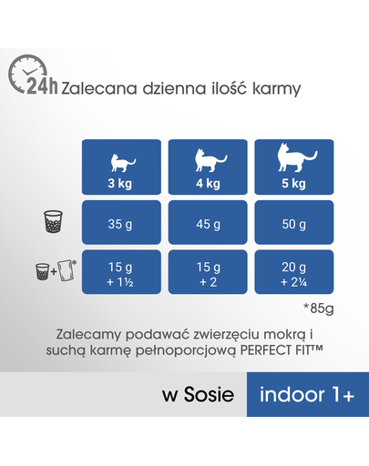 PERFECT FIT Indoor 1+ diverse sortimente 4 x 85 g