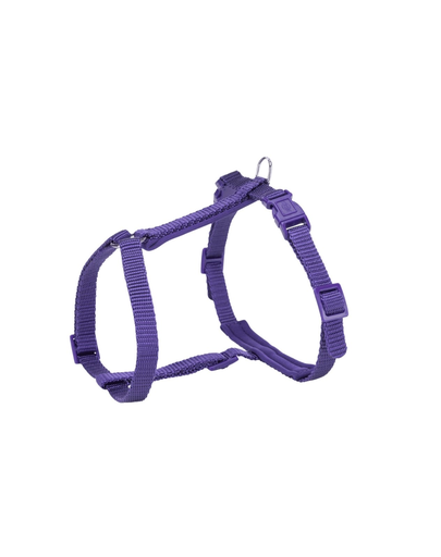TRIXIE Lesa Premium cu ham, pentru pisici, 25–45 cm/10 mm, 1.20 m, violet