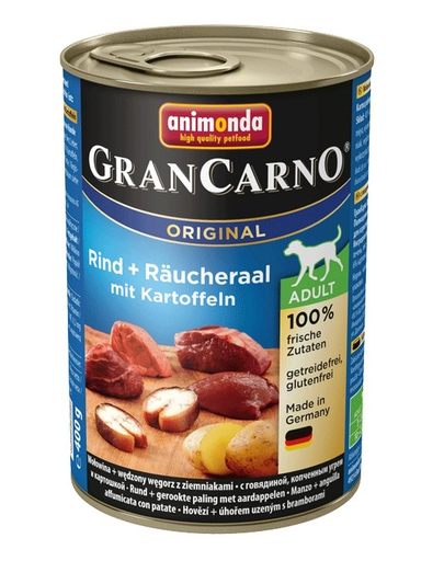 ANIMONDA Grancarno Adult vită, angușă afumată și cartofi 400 gr