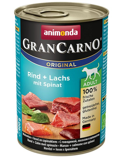 ANIMONDA GranCarno Adult carne de vita, somon si spanac 800 g