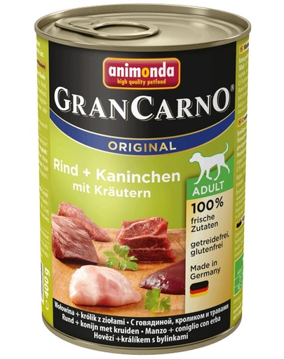 ANIMONDA vită și iepure cu ierburi 800 g