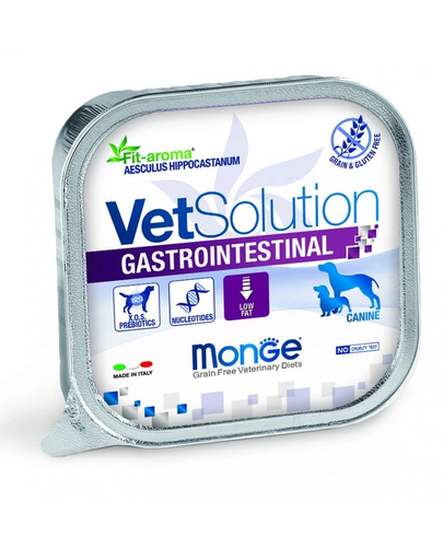 MONGE Vet Solution Dog Gastrointestinal hrană umedă pentru câini cu probleme gastrointestinale 150 g