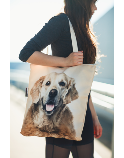 FERA ​Geantă clasică cu fermoar, Golden Retriever