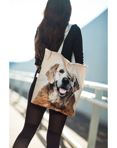 FERA ​Geantă clasică cu fermoar, Golden Retriever