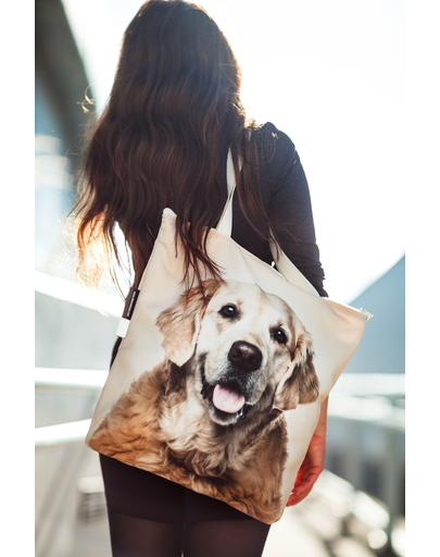 FERA ​Geantă clasică cu fermoar, Golden Retriever