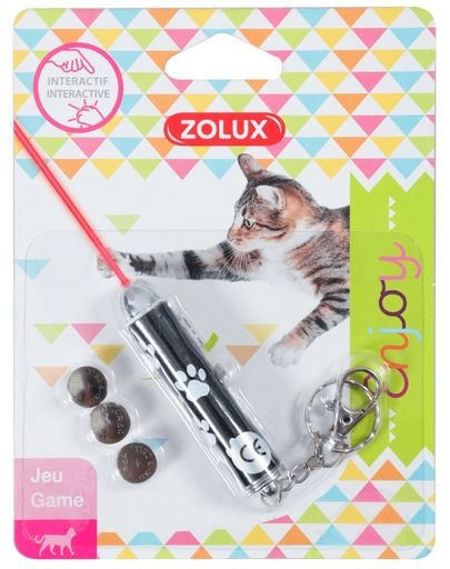ZOLUX Cat Laser jucărie pentru pisici, cu inel de prindere