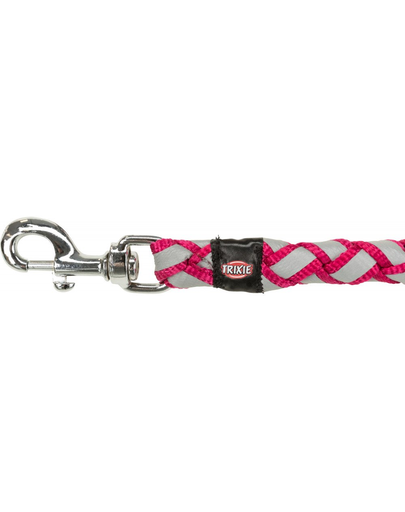 TRIXIE Cavo Reflect Lesă reglabilă pentru câini, fuchsia: S–M: 2.00 m/o 12 mm