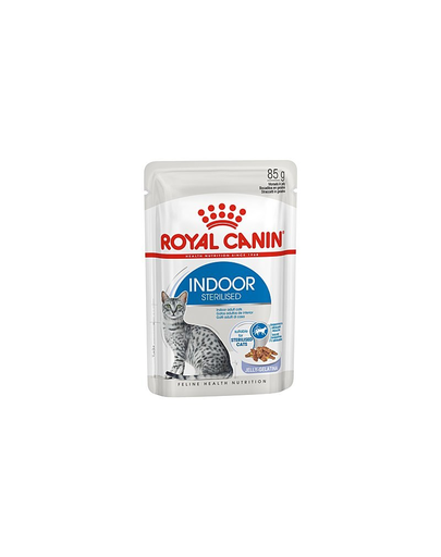 ROYAL CANIN Indoor Sterilised în aspic 12 x 85 g
