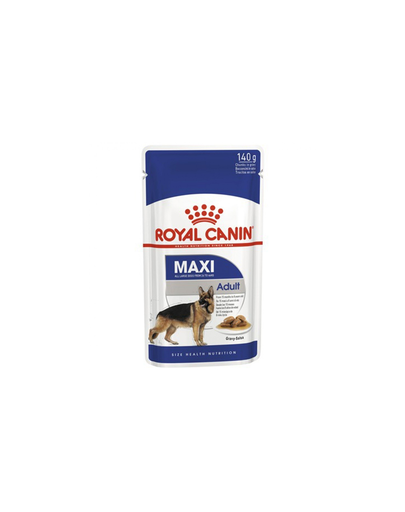Royal Canin Maxi Adult Hrana Umeda Caine talie mare 10x140 g