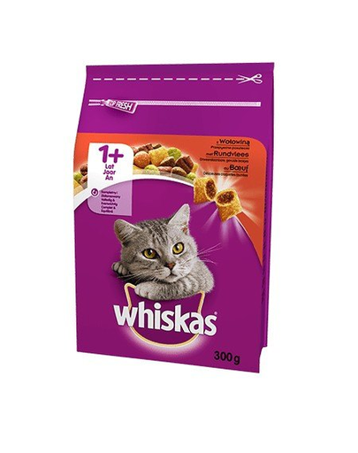 WHISKAS Adult vită 14 x 300 g