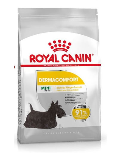 Royal Canin Mini Dermacomfort hrana uscata caine rasa mica pentru prevenirea iritatiilor pielii 16 kg (2 x 8 kg)