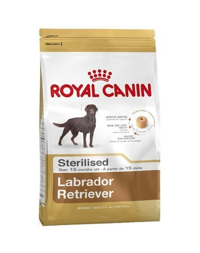 Royal Canin Labrador Adult Sterilised hrana uscata caini sterilizati din rasa Labrador Retriever 20 kg (2 x 12 kg)